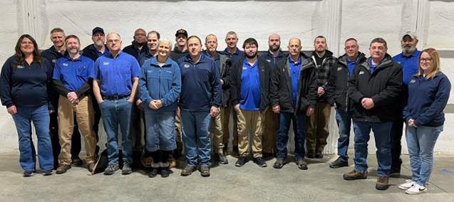 Photo of the Mark Roth Installations staff
