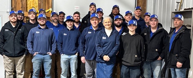 Photo of the Mark Roth Installations staff